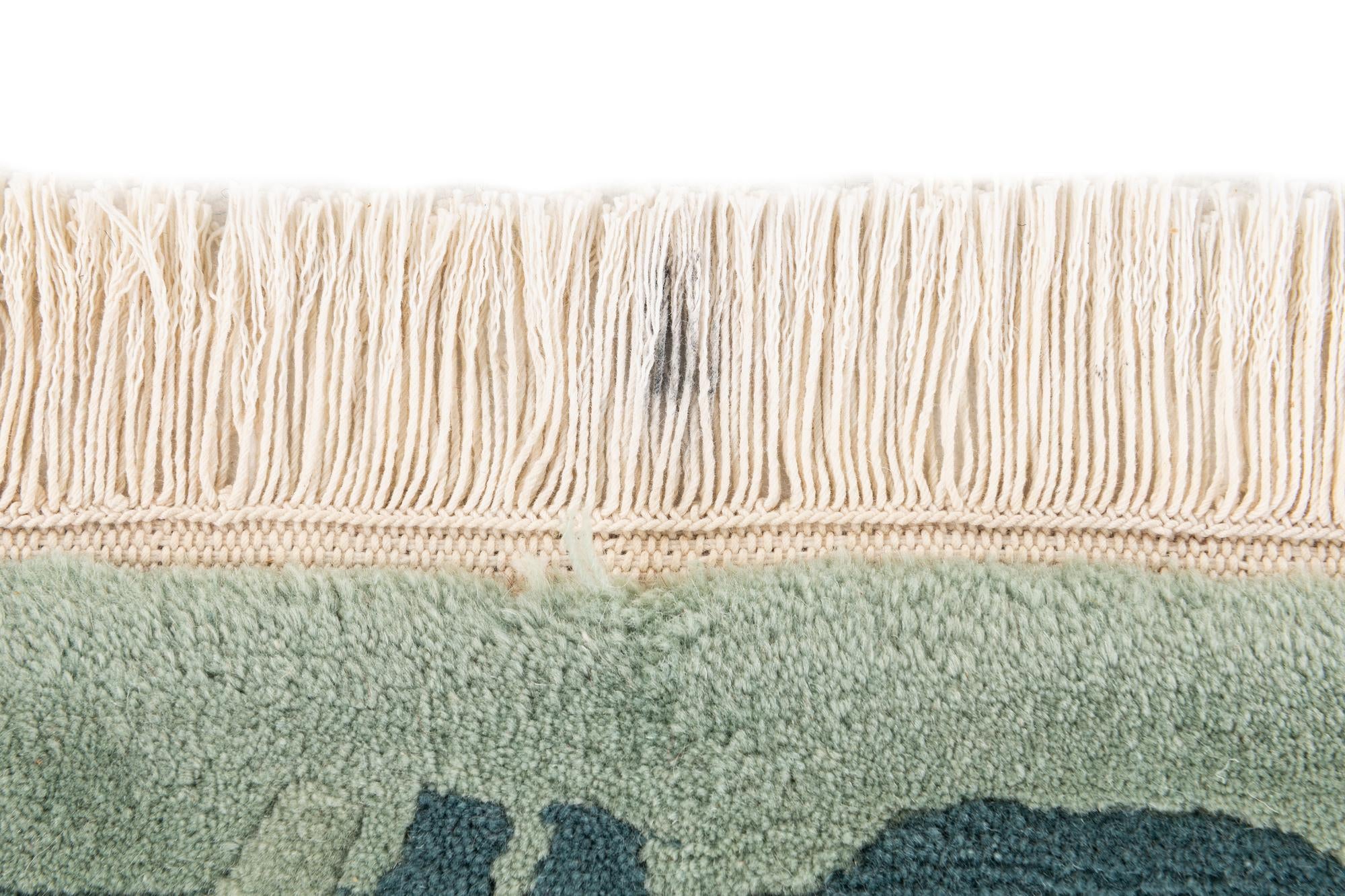 5' 5 x 7' 6 Hand Knotted Tibet Wool Rug