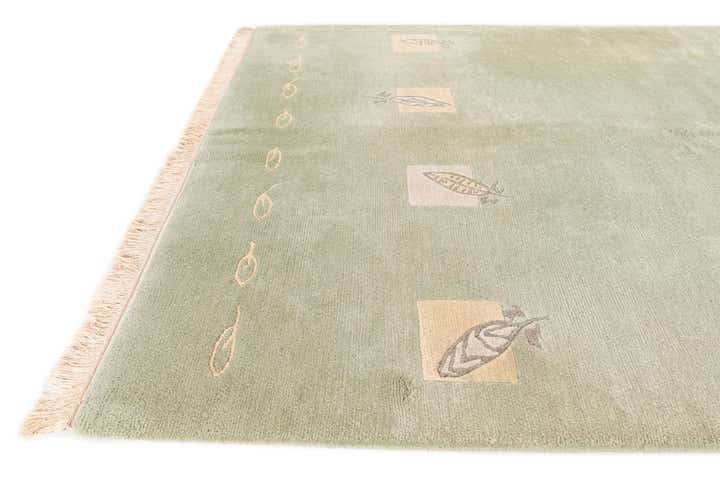 5' 9 x 7' 9 Hand Knotted Tibet Wool Rug