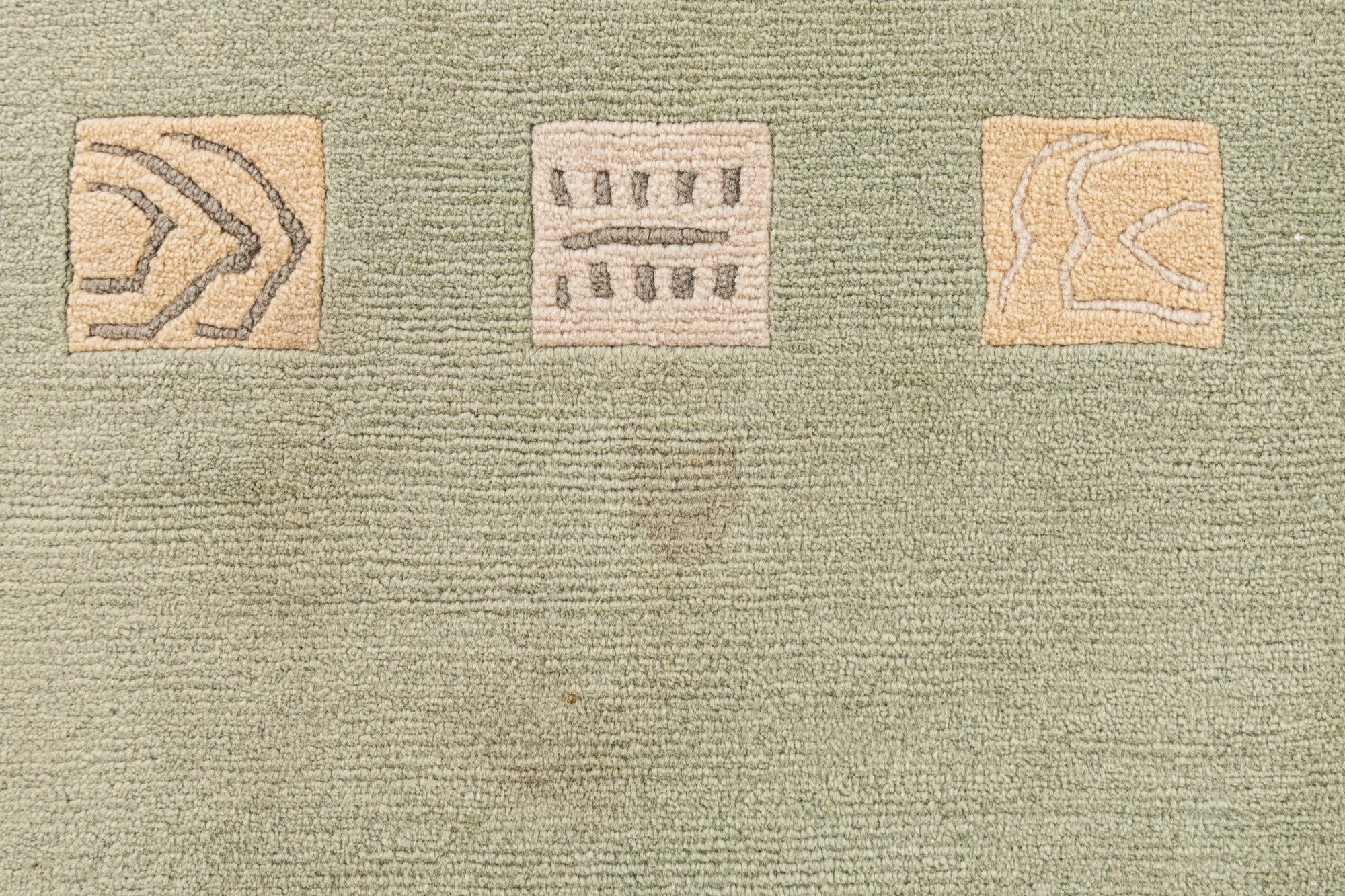 5' 9 x 7' 9 Hand Knotted Tibet Wool Rug