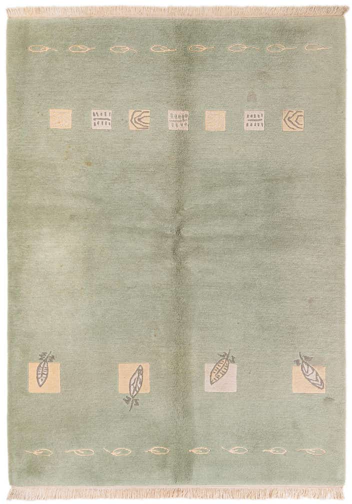 5' 9 x 7' 9 Hand Knotted Tibet Wool Rug