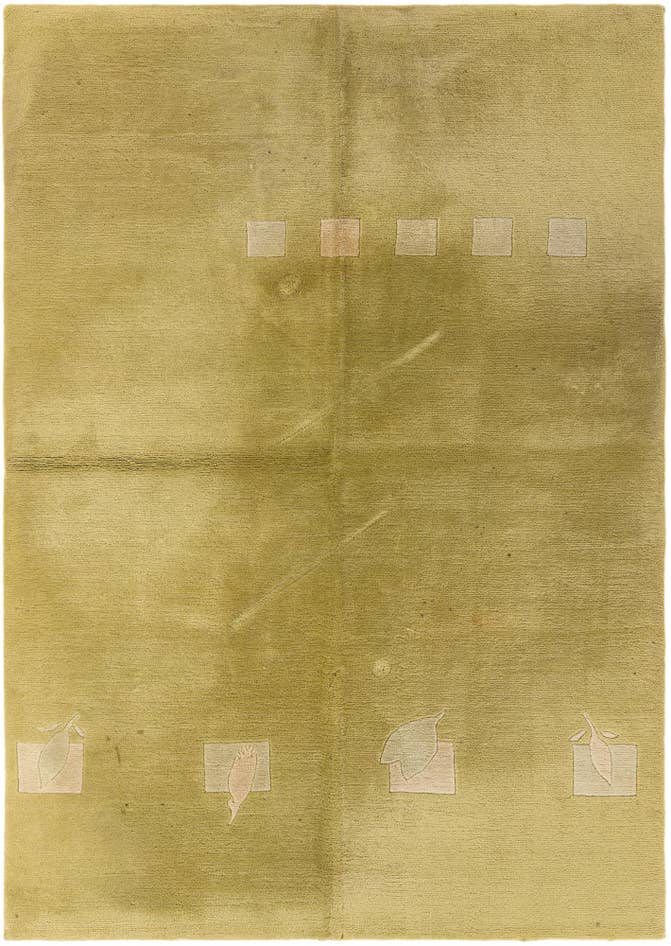 Detail image of 5' 8 x 7' 10 Hand Knotted Tibet Wool Rug