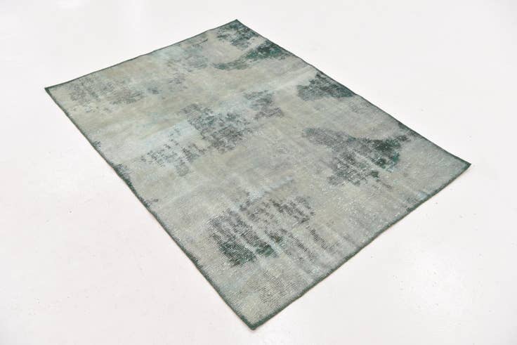Detail image of 3' 8 x 5' Hand Knotted Ultra Vintage Persian Wool Rug