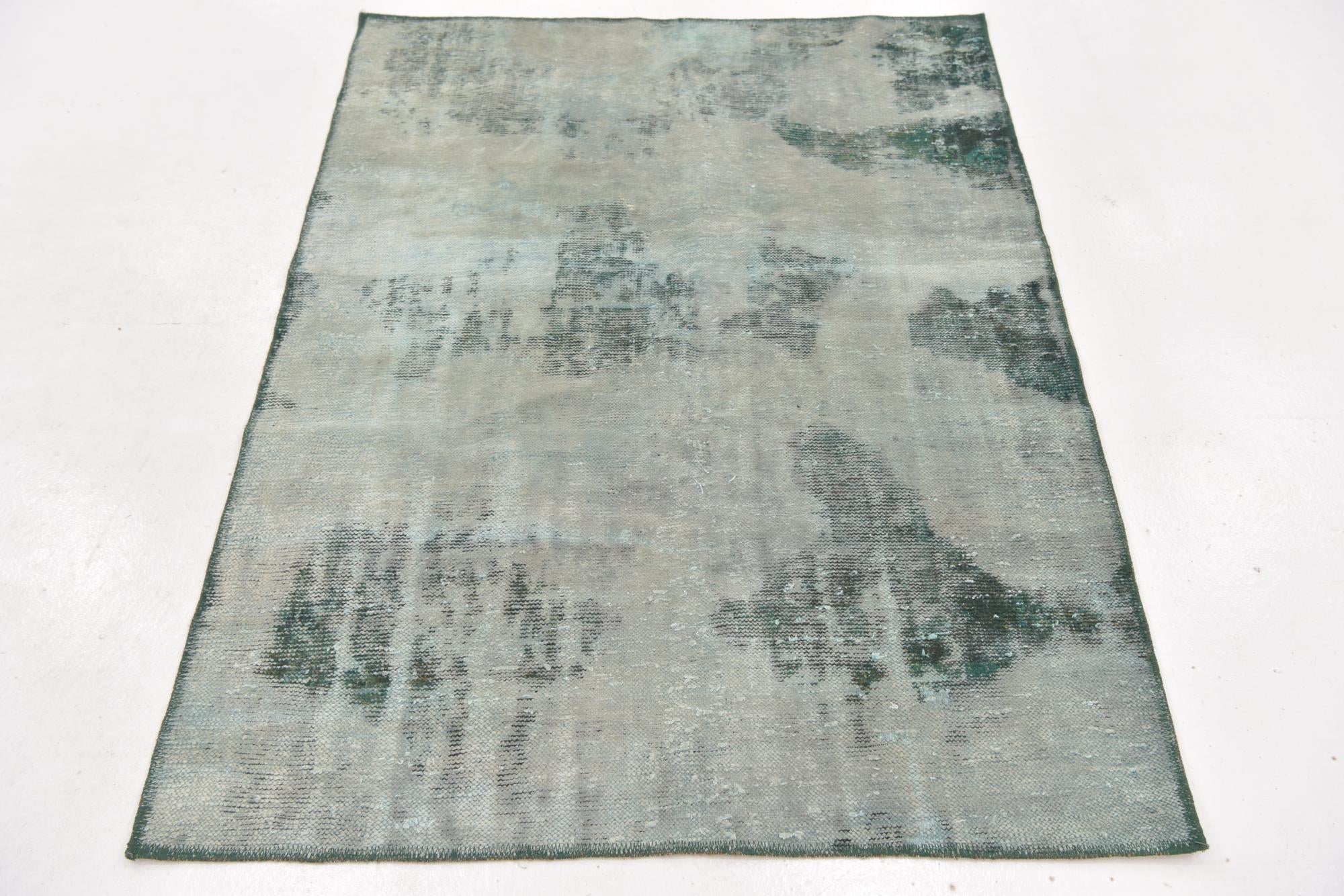 3' 8 x 5' Hand Knotted Ultra Vintage Persian Wool Rug