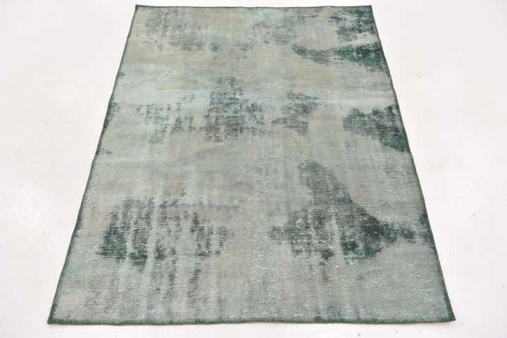 3' 8 x 5' Hand Knotted Ultra Vintage Persian Wool Rug