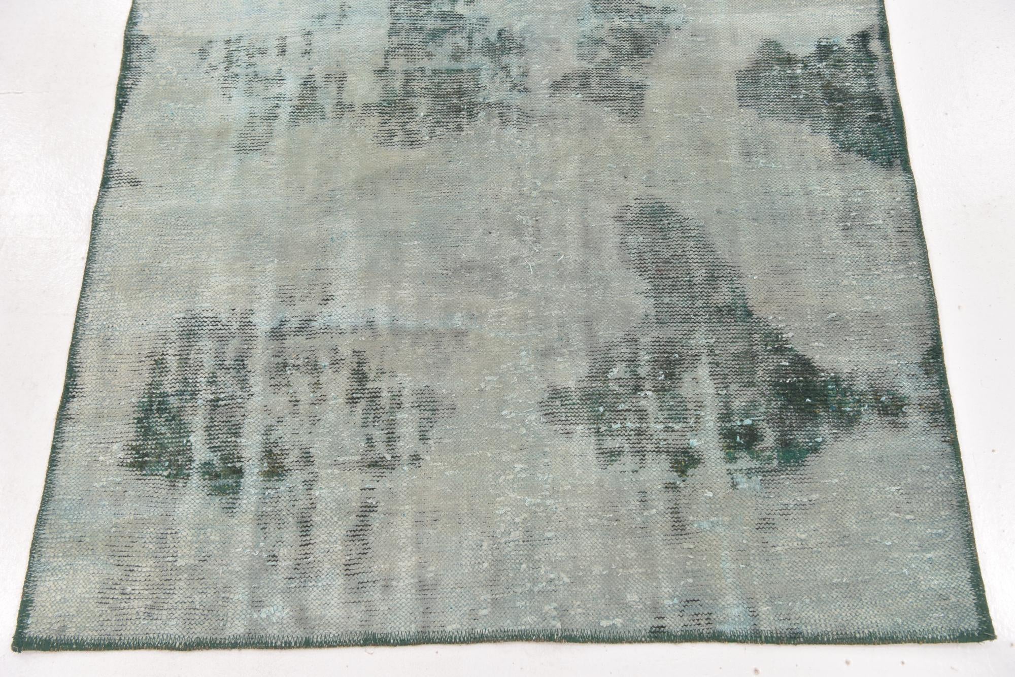 3' 8 x 5' Hand Knotted Ultra Vintage Persian Wool Rug