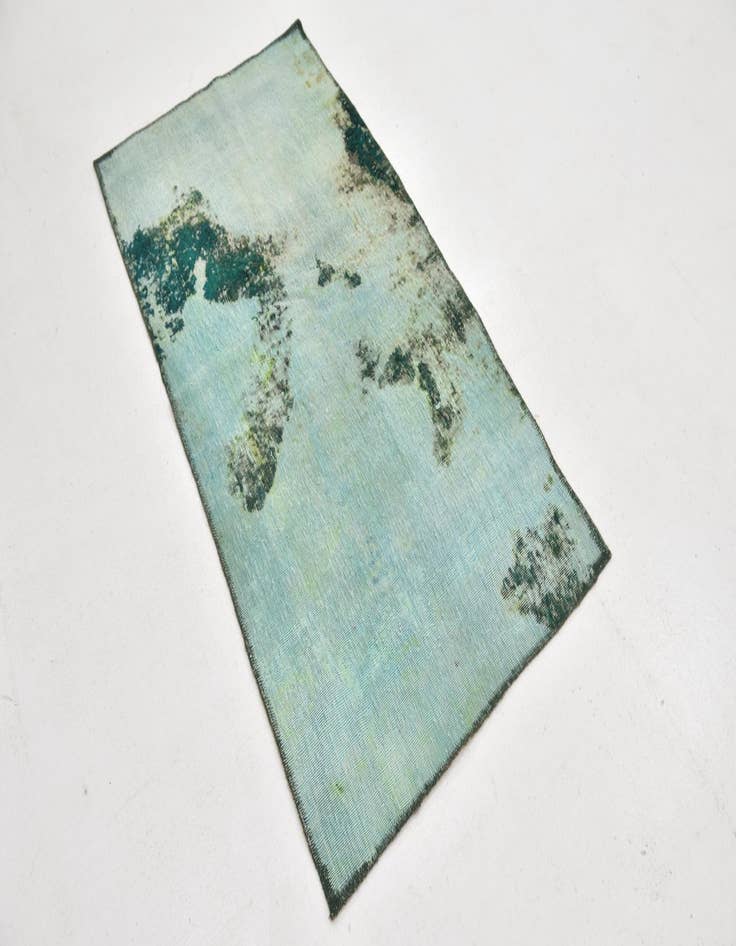 Detail image of 2' 9 x 5' 3 Hand Knotted Ultra Vintage Persian Wool Rug