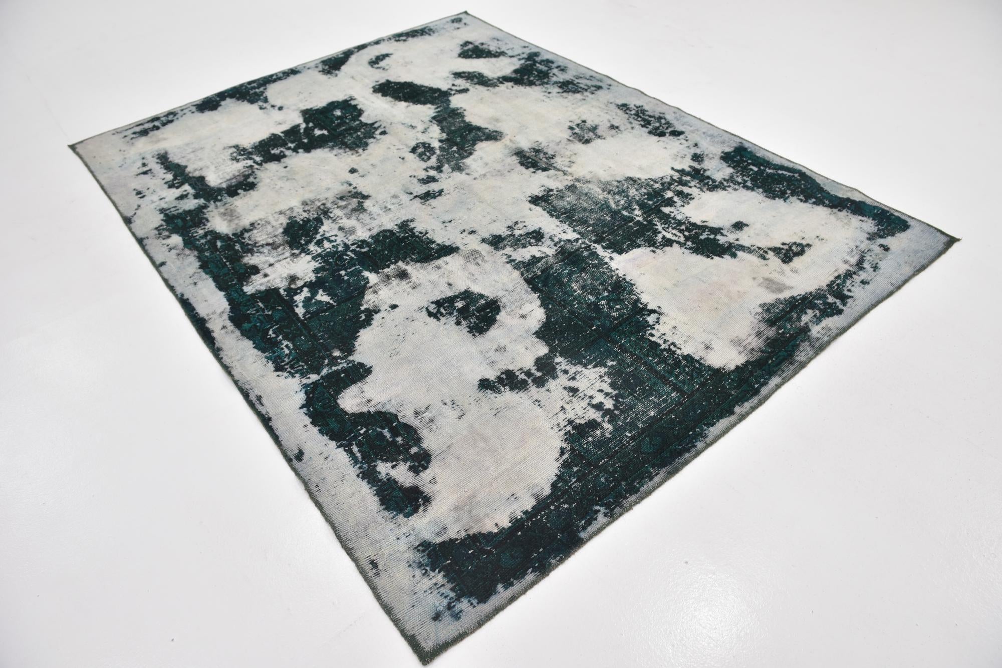 6' 5 x 8' 5 Hand Knotted Ultra Vintage Persian Wool Rug