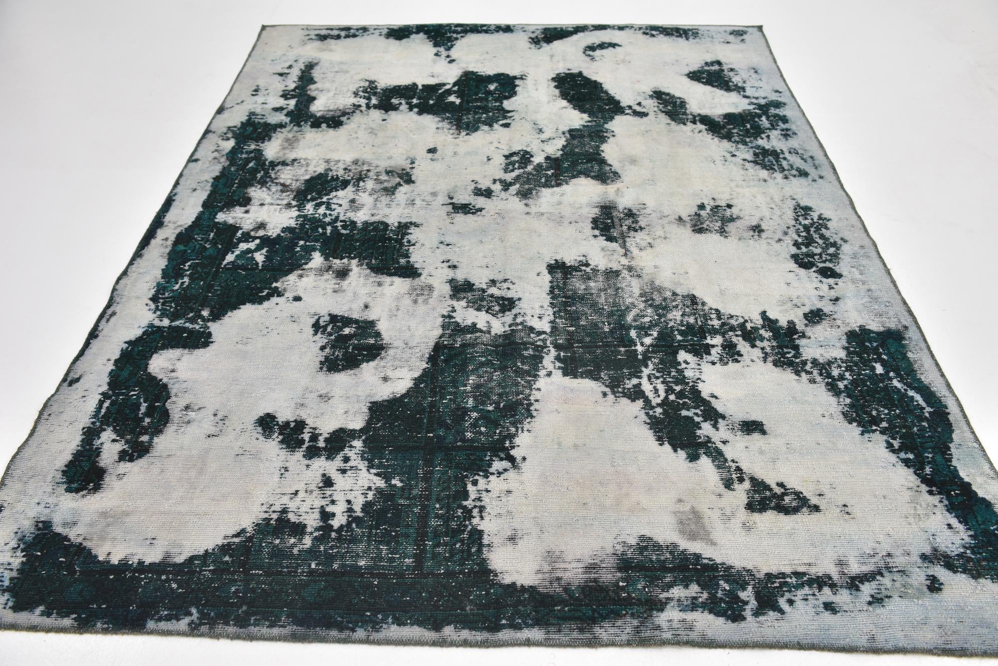 6' 5 x 8' 5 Hand Knotted Ultra Vintage Persian Wool Rug