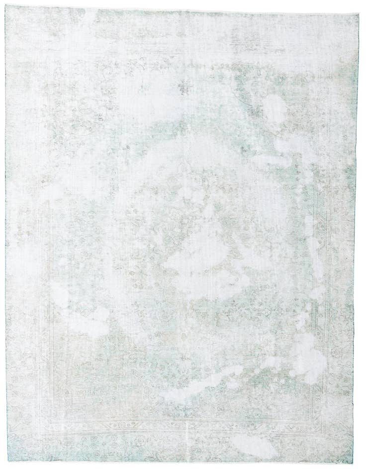 Detail image of 8' 8 x 11' 9 Hand Knotted Ultra Vintage Persian Wool Rug