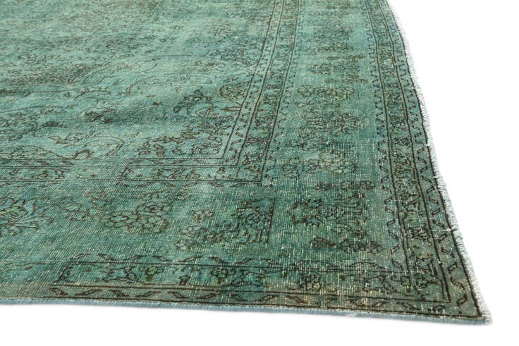 Detail image of 9' 8 x 13' 6 Hand Knotted Ultra Vintage Persian Wool Rug