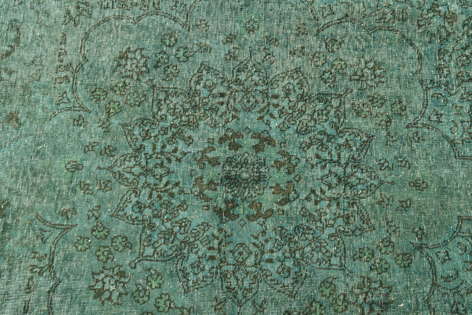 9' 8 x 13' 6 Hand Knotted Ultra Vintage Persian Wool Rug