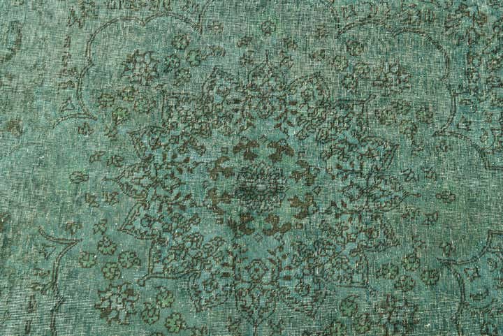 9' 8 x 13' 6 Hand Knotted Ultra Vintage Persian Wool Rug