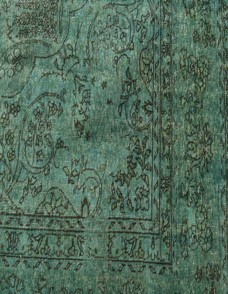 Detail image of 9' 8 x 13' 6  Hand Knotted Ultra Vintage Persian Wool Rug