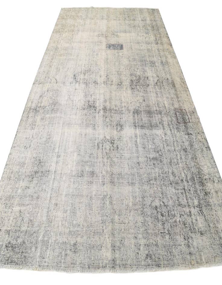 Detail image of 8' 6 x 12'  Hand Knotted Ultra Vintage Persian Wool Rug