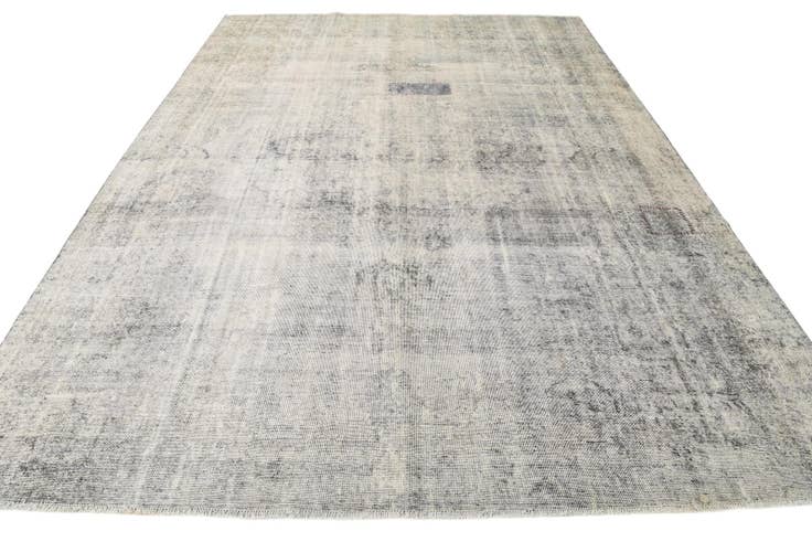 Detail image of 8' 6 x 12' Hand Knotted Ultra Vintage Persian Wool Rug