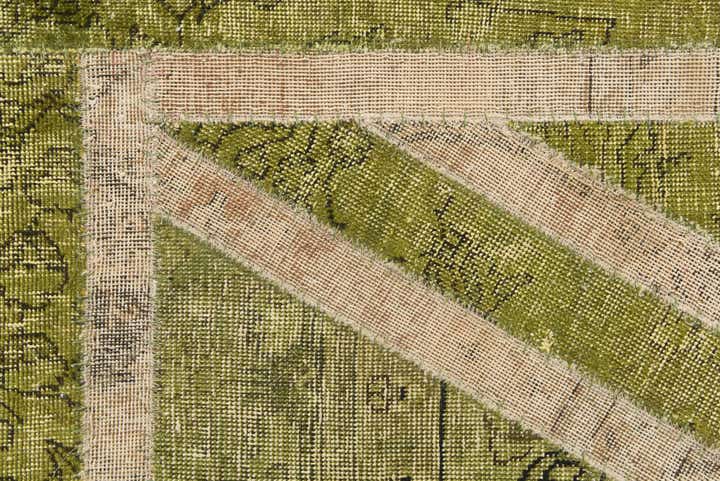 4' x 5' 10 Hand Knotted Ultra Vintage Persian Wool Rug
