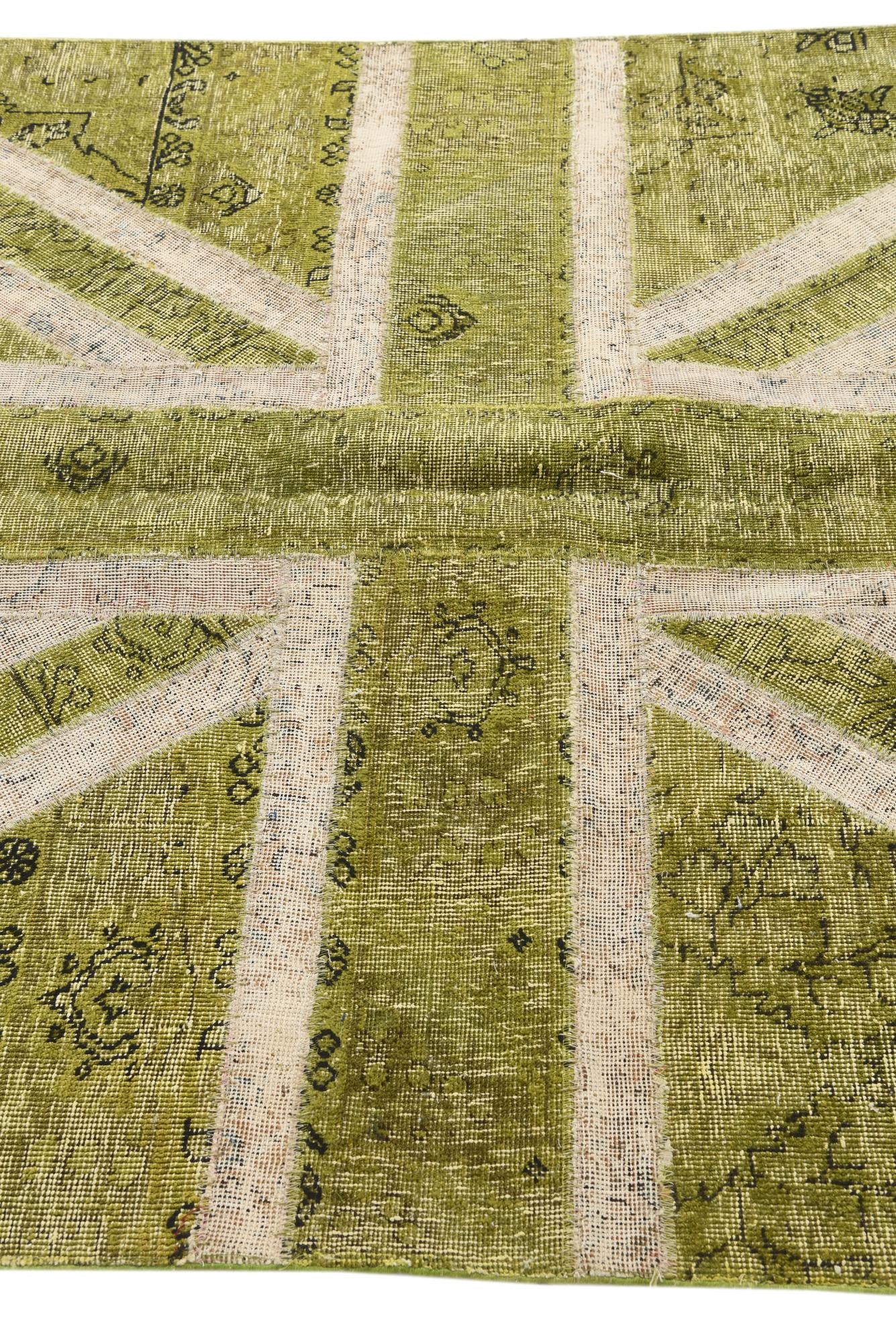 5' x 6' 5 Hand Knotted Ultra Vintage Persian Wool Rug