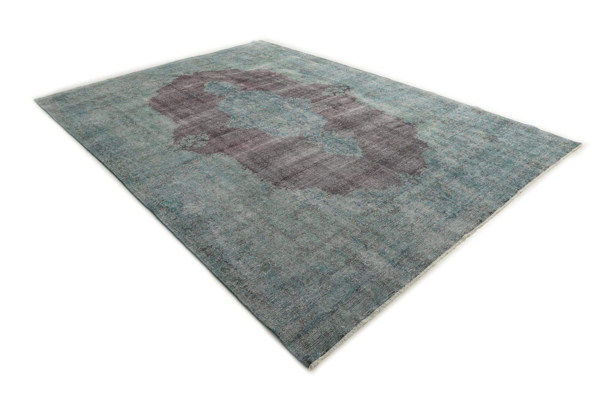 9' 4 x 13' 3 Hand Knotted Ultra Vintage Persian Wool Rug