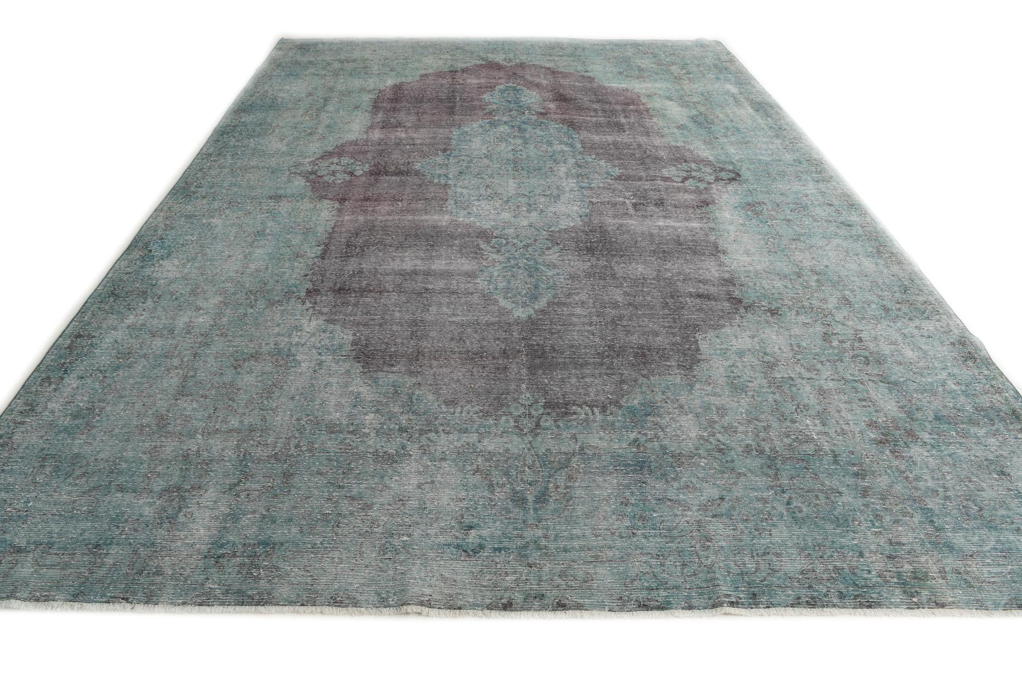 9' 4 x 13' 3 Hand Knotted Ultra Vintage Persian Wool Rug
