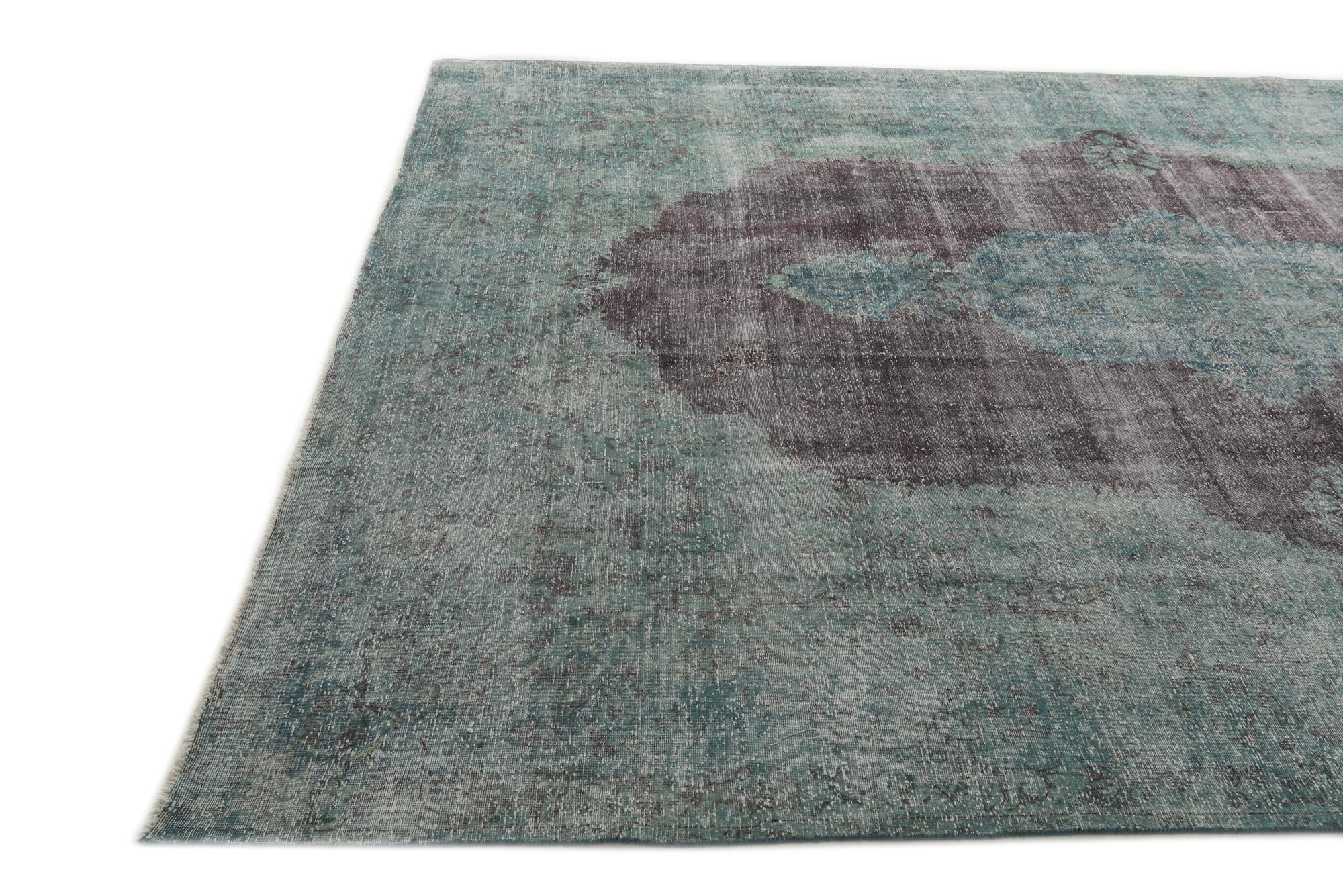 9' 4 x 13' 3 Hand Knotted Ultra Vintage Persian Wool Rug