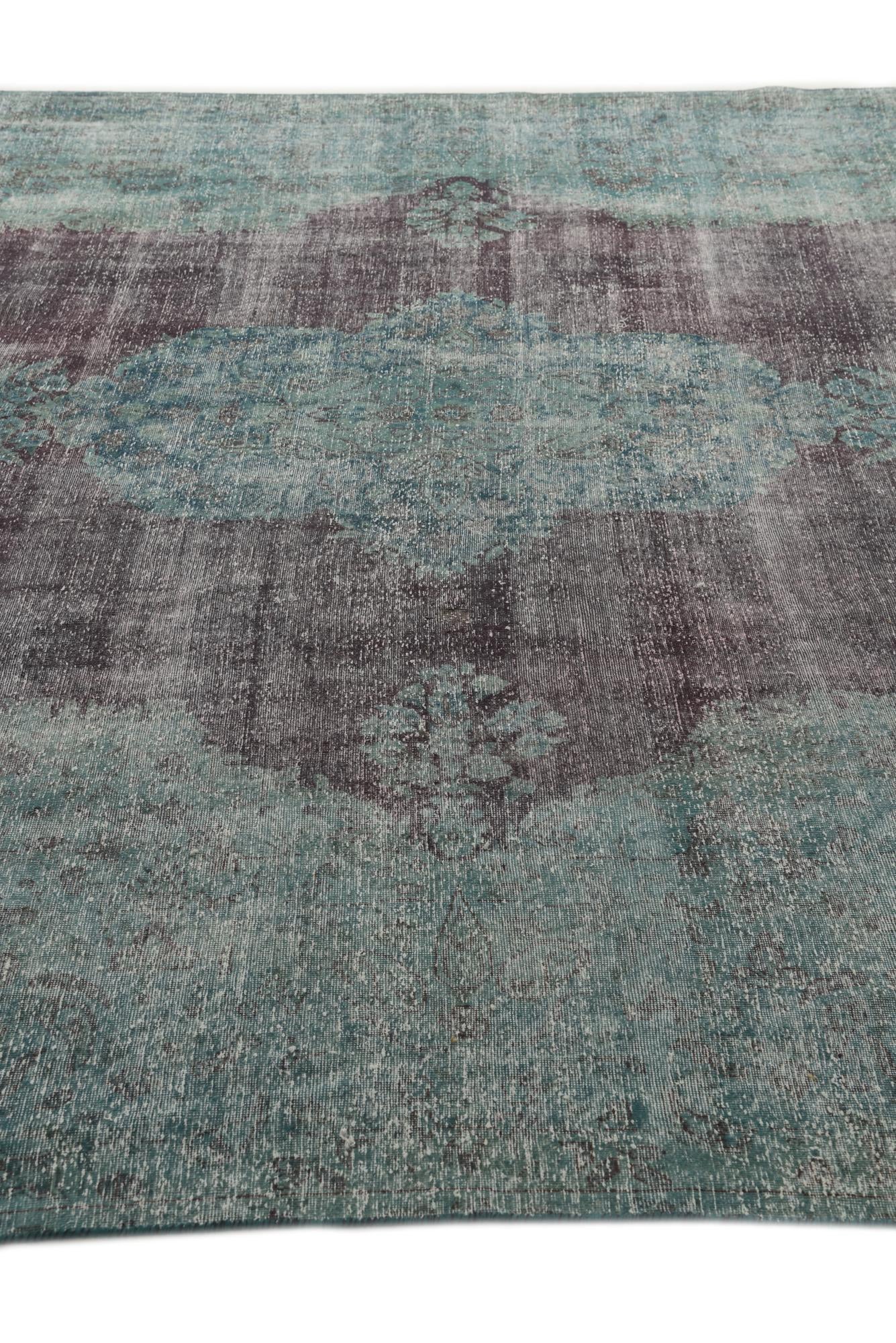 9' 4 x 13' 3 Hand Knotted Ultra Vintage Persian Wool Rug