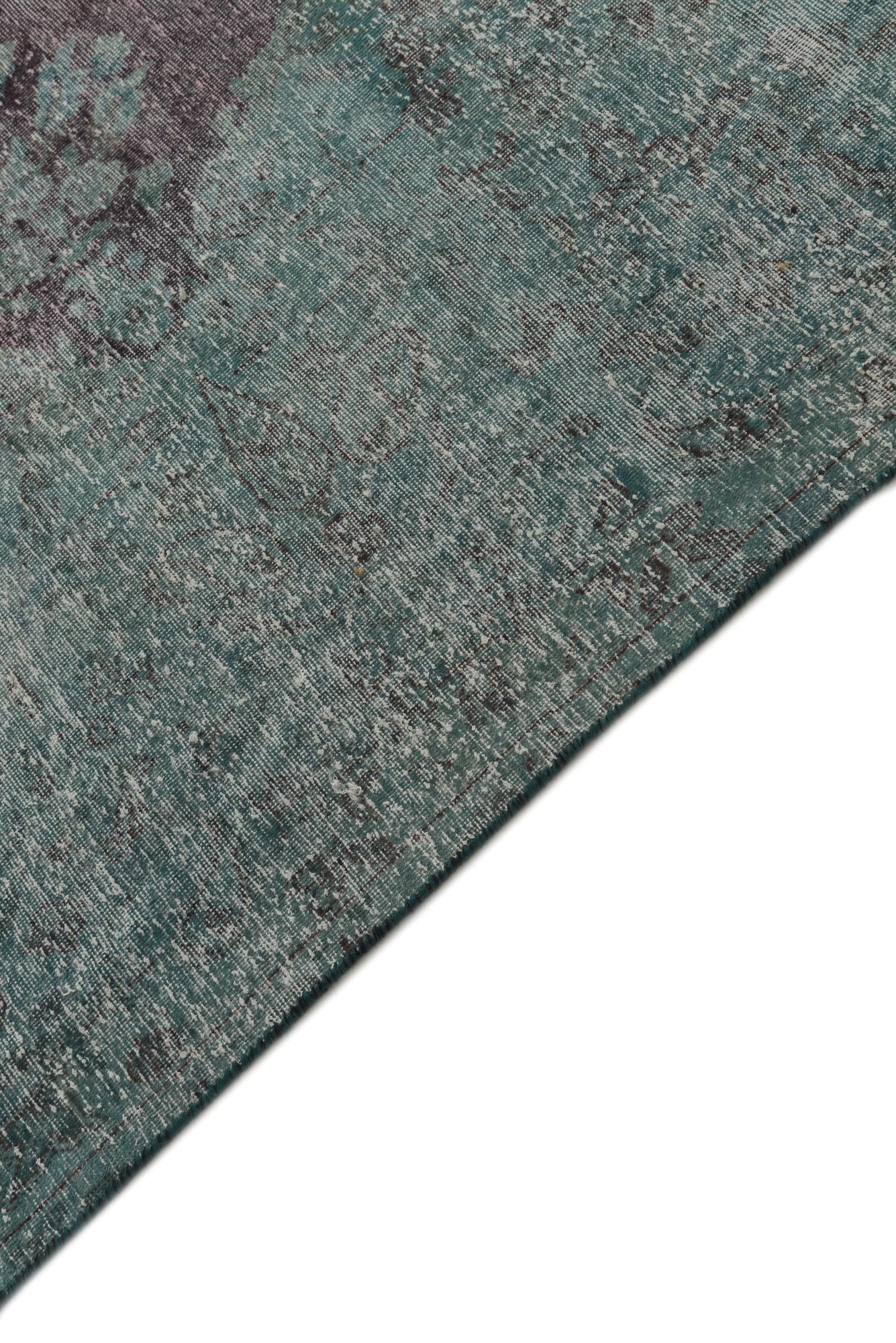 9' 4 x 13' 3 Hand Knotted Ultra Vintage Persian Wool Rug