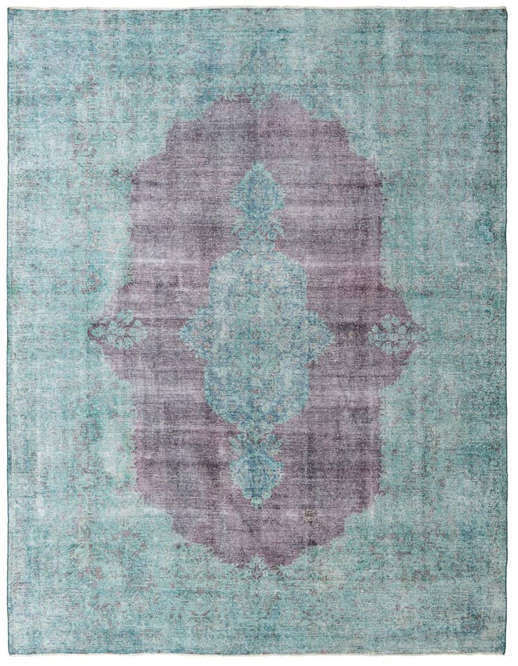Detail image of 9' 4 x 13' 3 Hand Knotted Ultra Vintage Persian Wool Rug