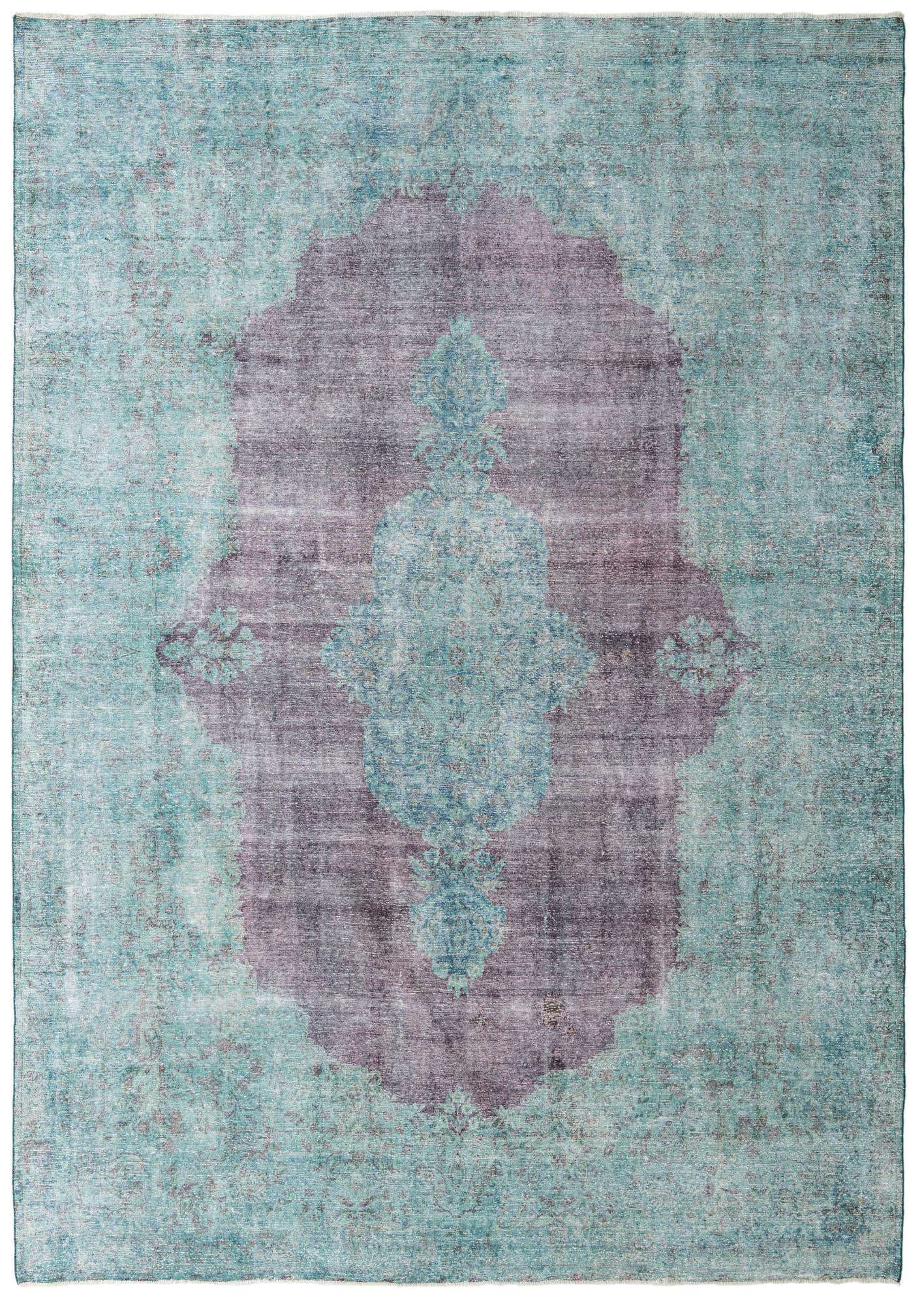 9' 4 x 13' 3 Hand Knotted Ultra Vintage Persian Wool Rug