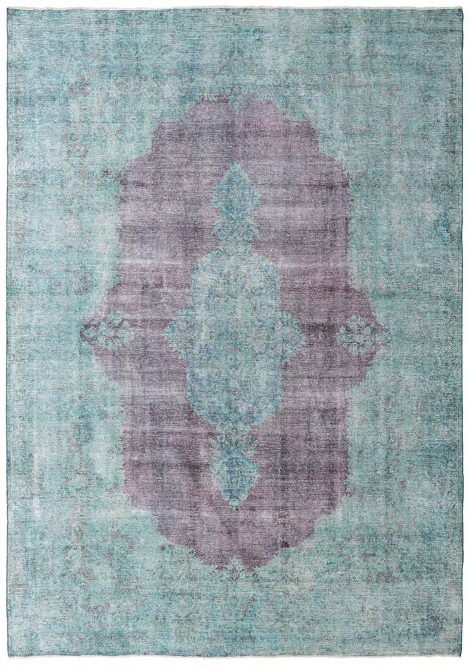 Detail image of 9' 4 x 13' 3 Hand Knotted Ultra Vintage Persian Wool Rug