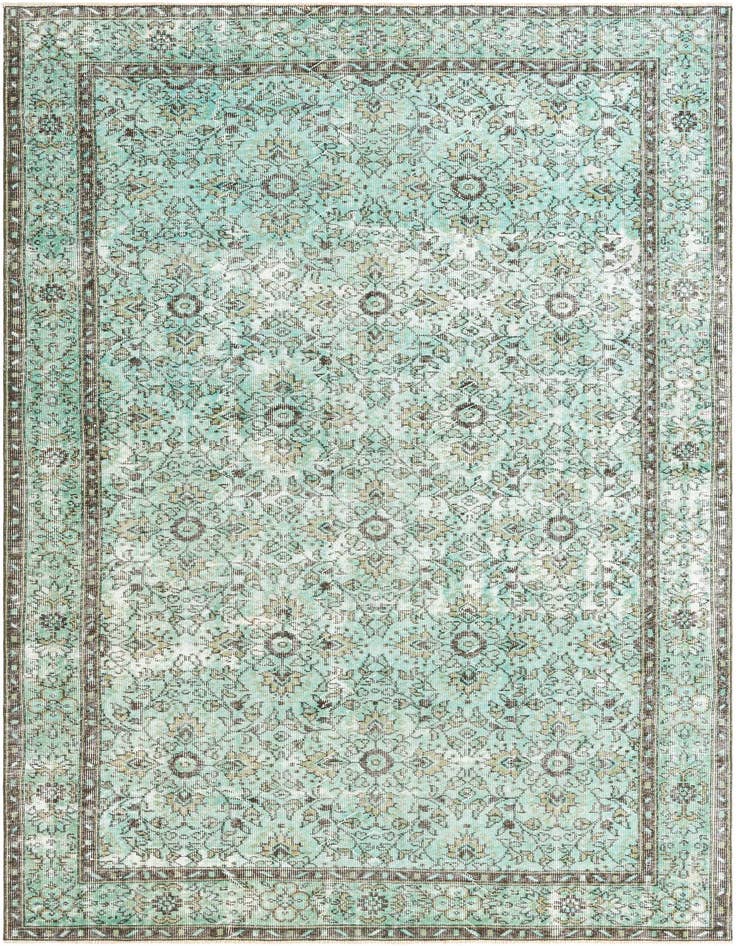 Detail image of 5' 10 x 9' 10 Ultra Vintage Wool Rug