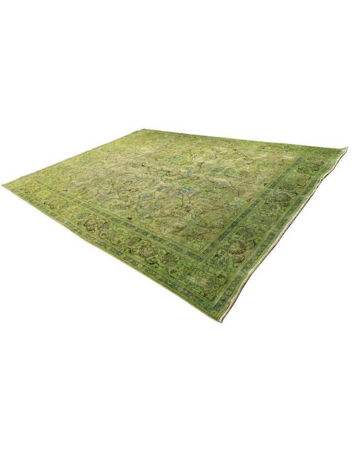 9' 9 x 13' Hand Knotted Ultra Vintage Wool Rug