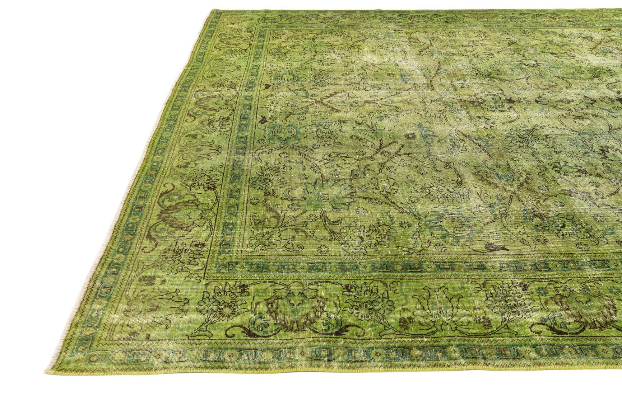 9' 9 x 13' Hand Knotted Ultra Vintage Wool Rug