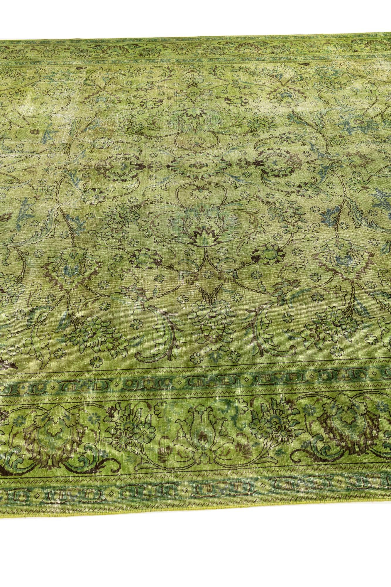 9' 9 x 13' Hand Knotted Ultra Vintage Wool Rug