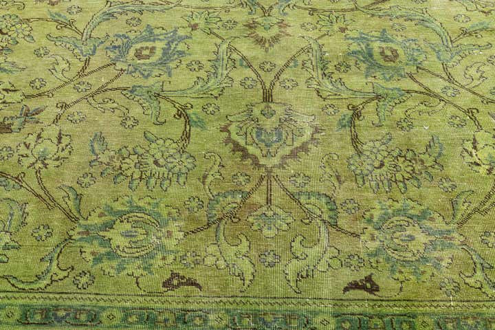 9' 9 x 13' Hand Knotted Ultra Vintage Wool Rug