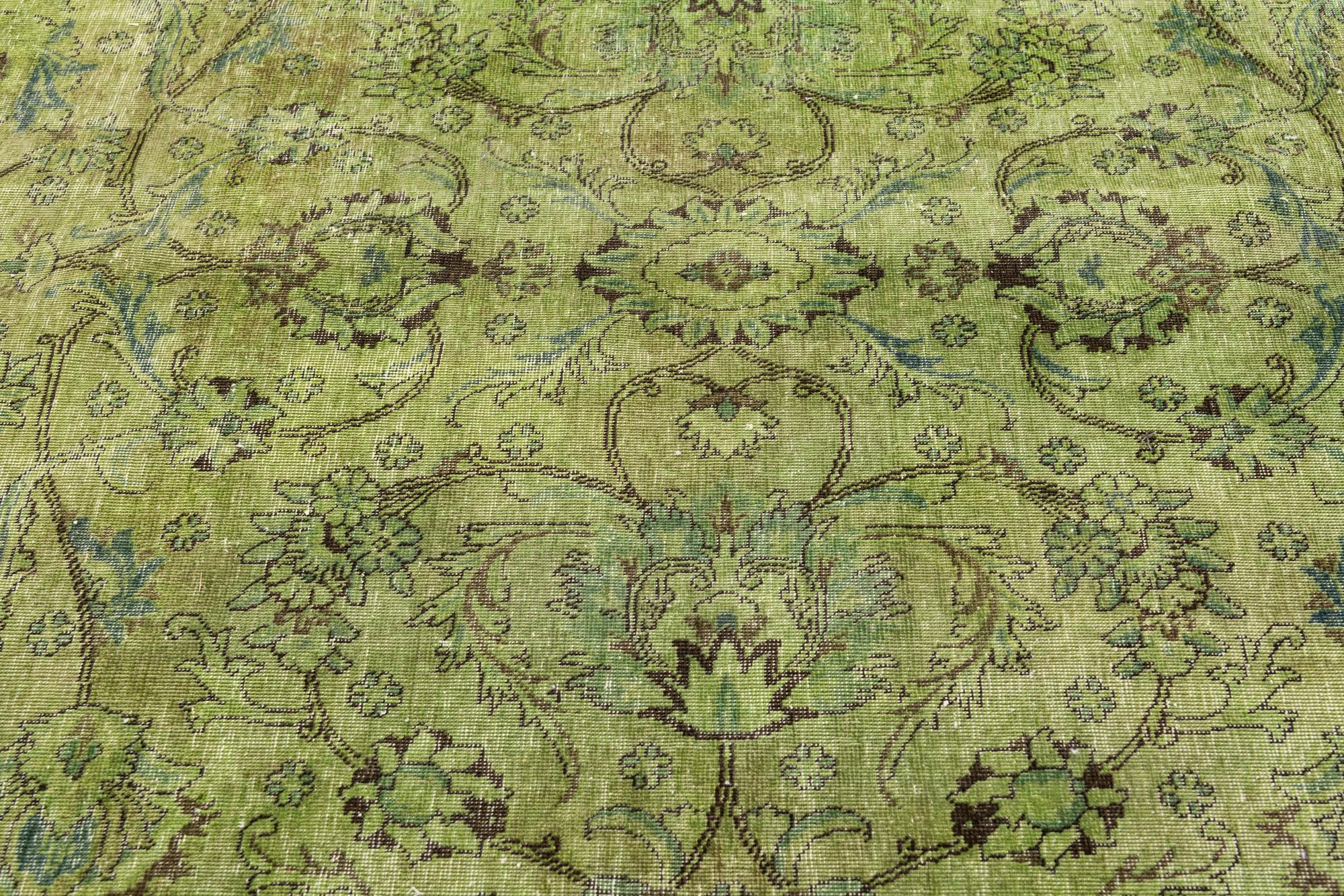 9' 9 x 13' Hand Knotted Ultra Vintage Wool Rug