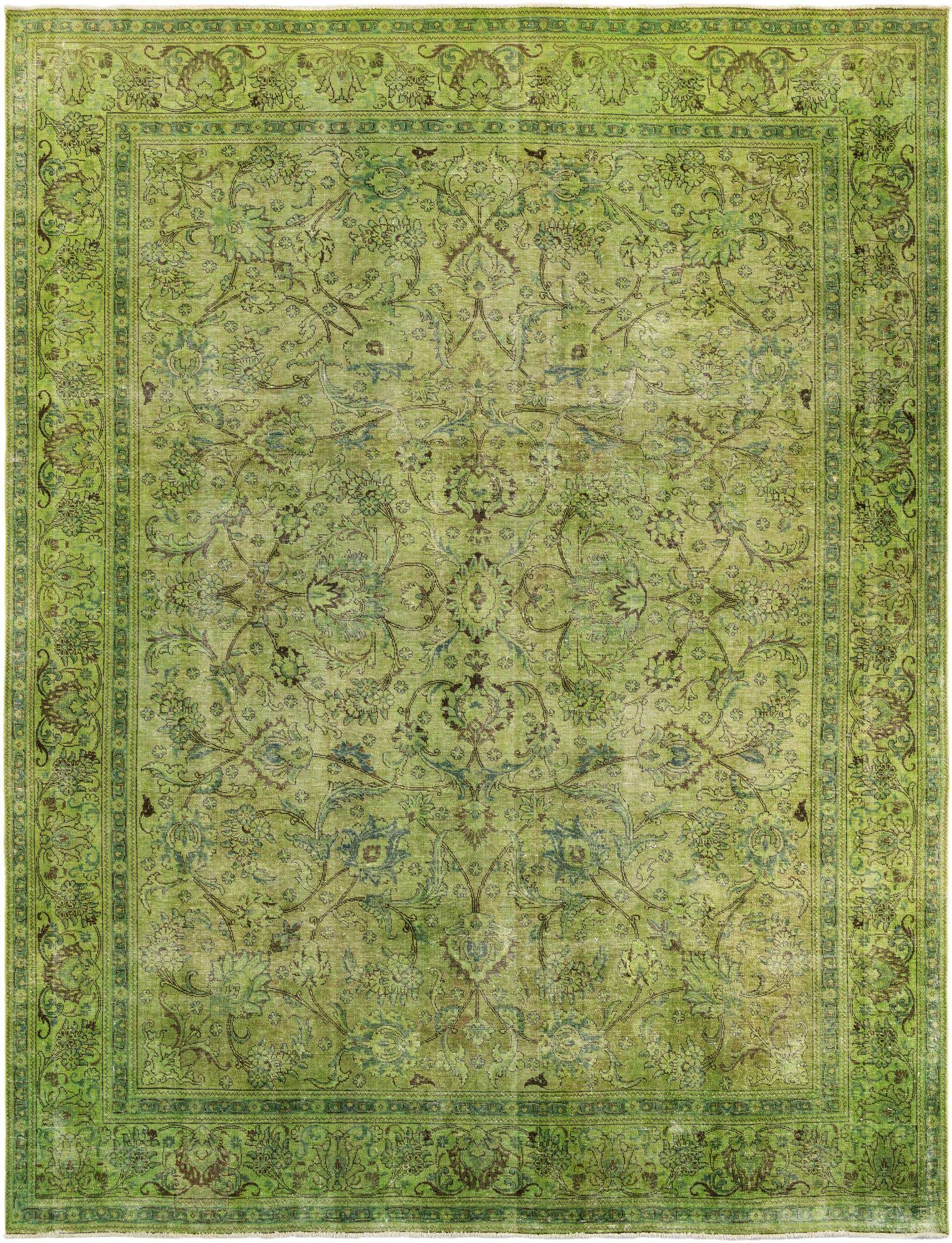 9' 9 x 13' Hand Knotted Ultra Vintage Wool Rug