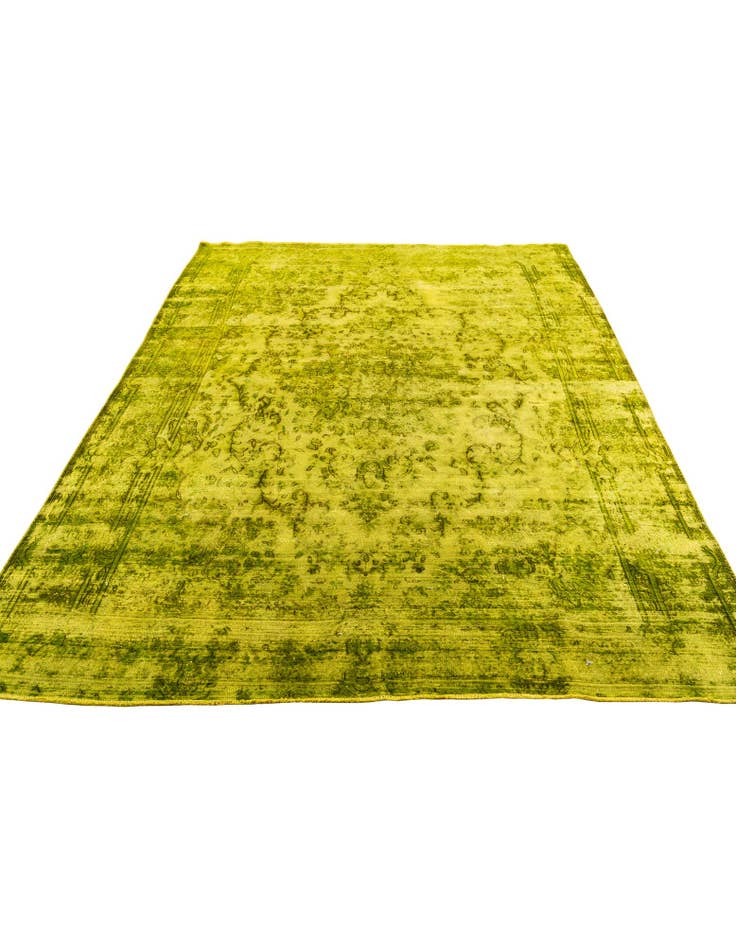 Detail image of 7' 8 x 10' 8  Hand Knotted Ultra Vintage Persian Wool Rug