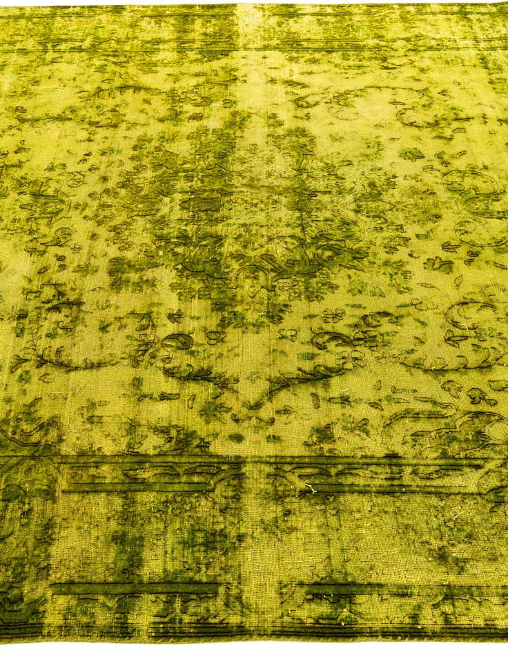 Detail image of 7' 8 x 10' 8  Hand Knotted Ultra Vintage Persian Wool Rug