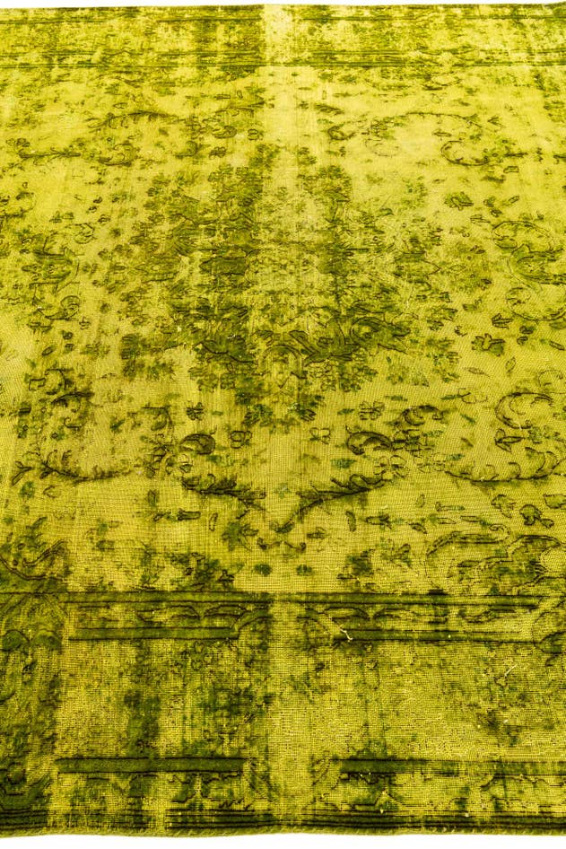 Detail image of 7' 8 x 10' 8 Hand Knotted Ultra Vintage Persian Wool Rug