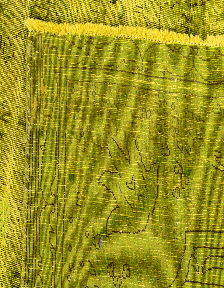 Detail image of 7' 8 x 10' 8  Hand Knotted Ultra Vintage Persian Wool Rug