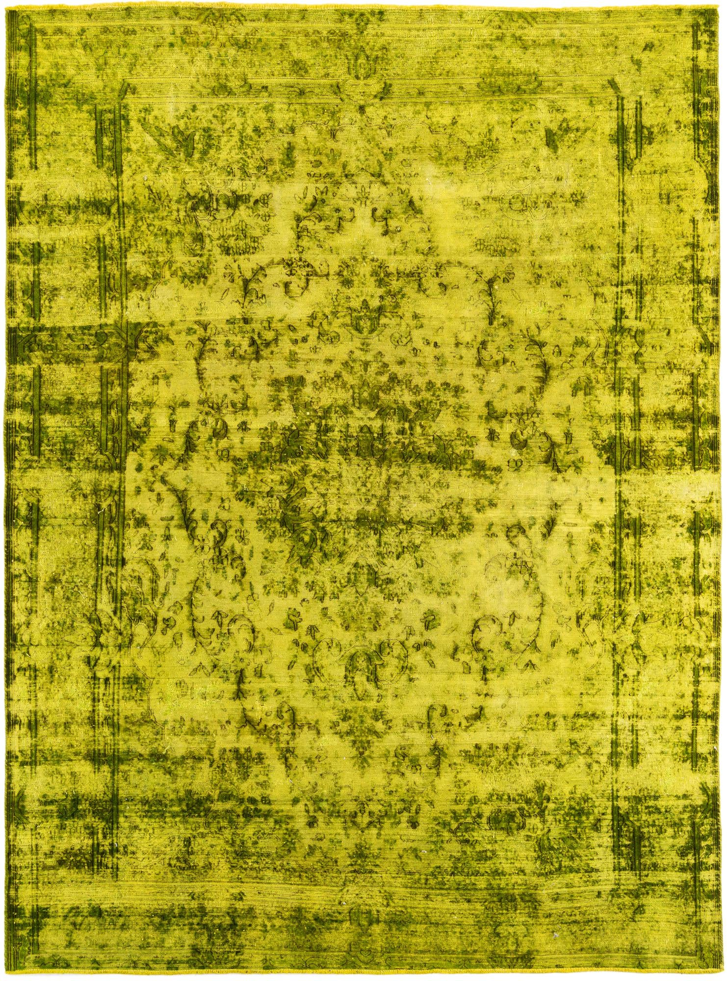 7' 8 x 10' 8 Hand Knotted Ultra Vintage Persian Wool Rug