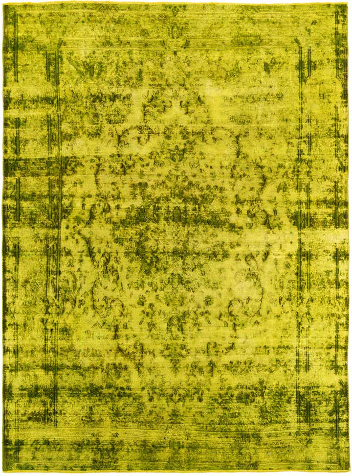 7' 8 x 10' 8 Hand Knotted Ultra Vintage Persian Wool Rug