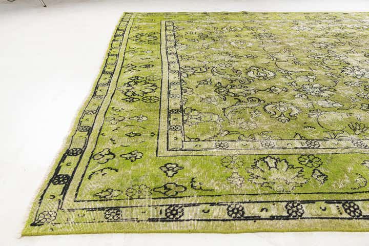 9' 6 x 12' 4 Hand Knotted Ultra Vintage Persian Wool Rug