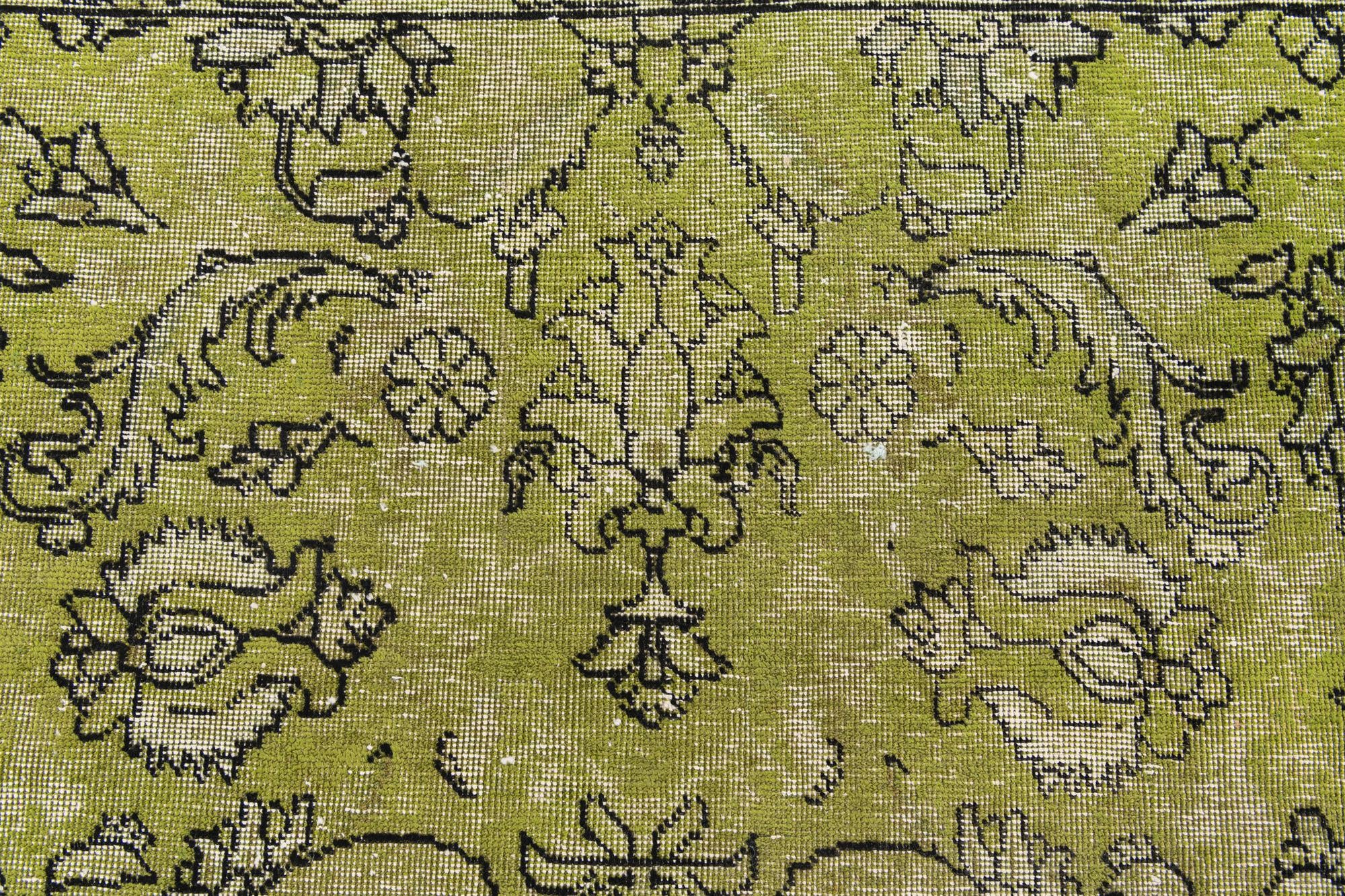 9' 6 x 12' 4 Hand Knotted Ultra Vintage Persian Wool Rug