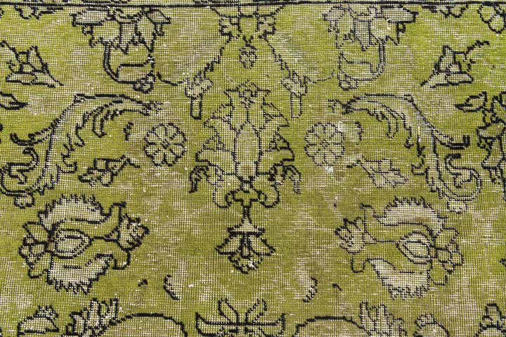 9' 6 x 12' 4 Hand Knotted Ultra Vintage Persian Wool Rug