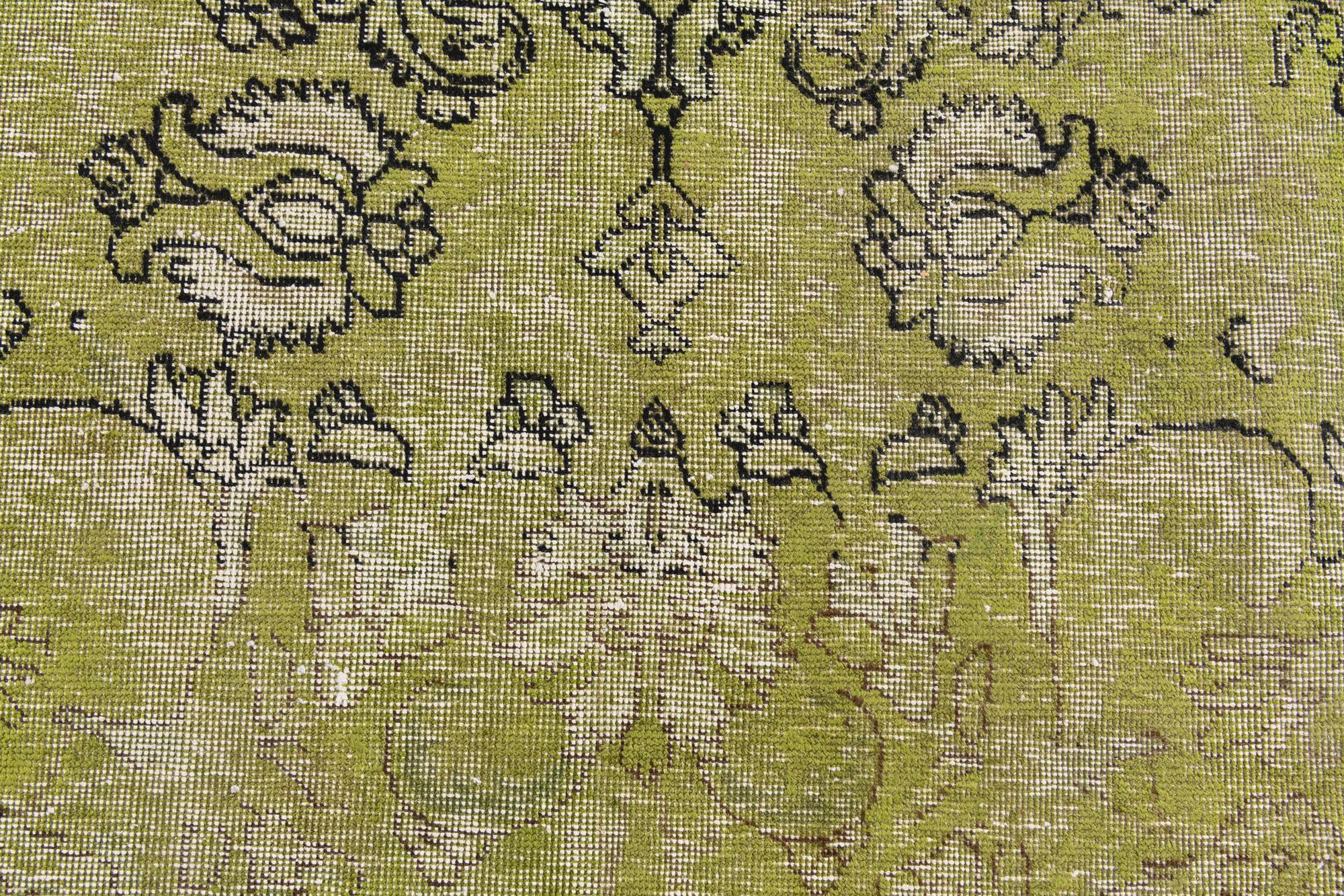 9' 6 x 12' 4 Hand Knotted Ultra Vintage Persian Wool Rug