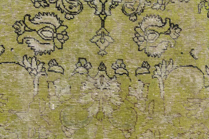 9' 6 x 12' 4 Hand Knotted Ultra Vintage Persian Wool Rug