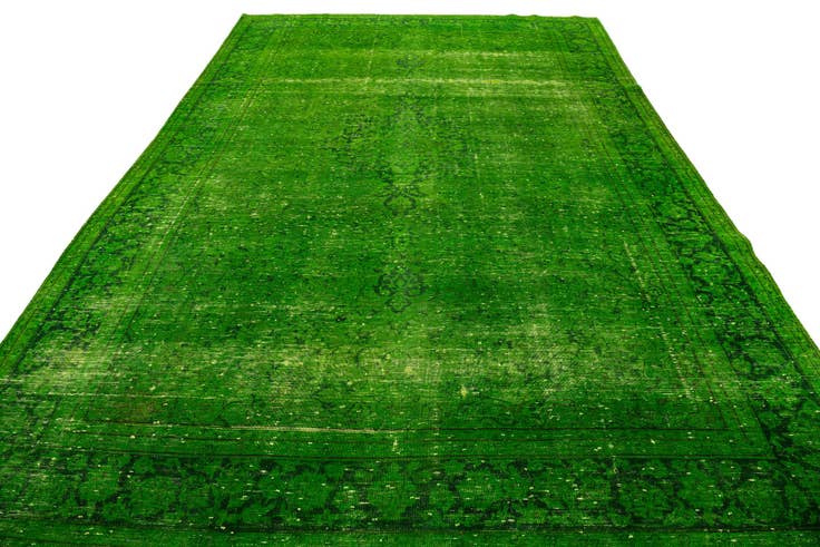 Detail image of 8' 4 x 12' 6 Hand Knotted Ultra Vintage Persian Wool Rug