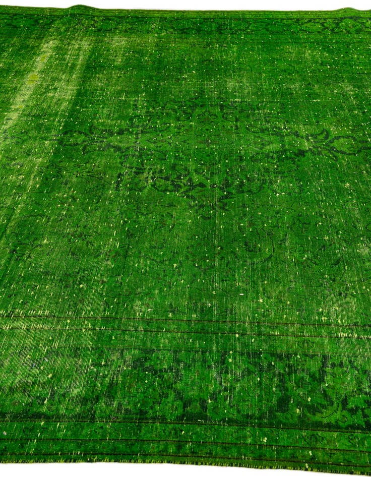 Detail image of 8' 4 x 12' 6  Hand Knotted Ultra Vintage Persian Wool Rug