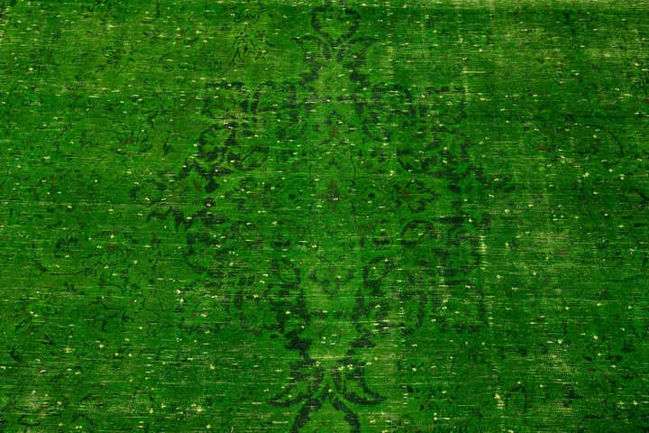 8' 4 x 12' 6 Hand Knotted Ultra Vintage Persian Wool Rug